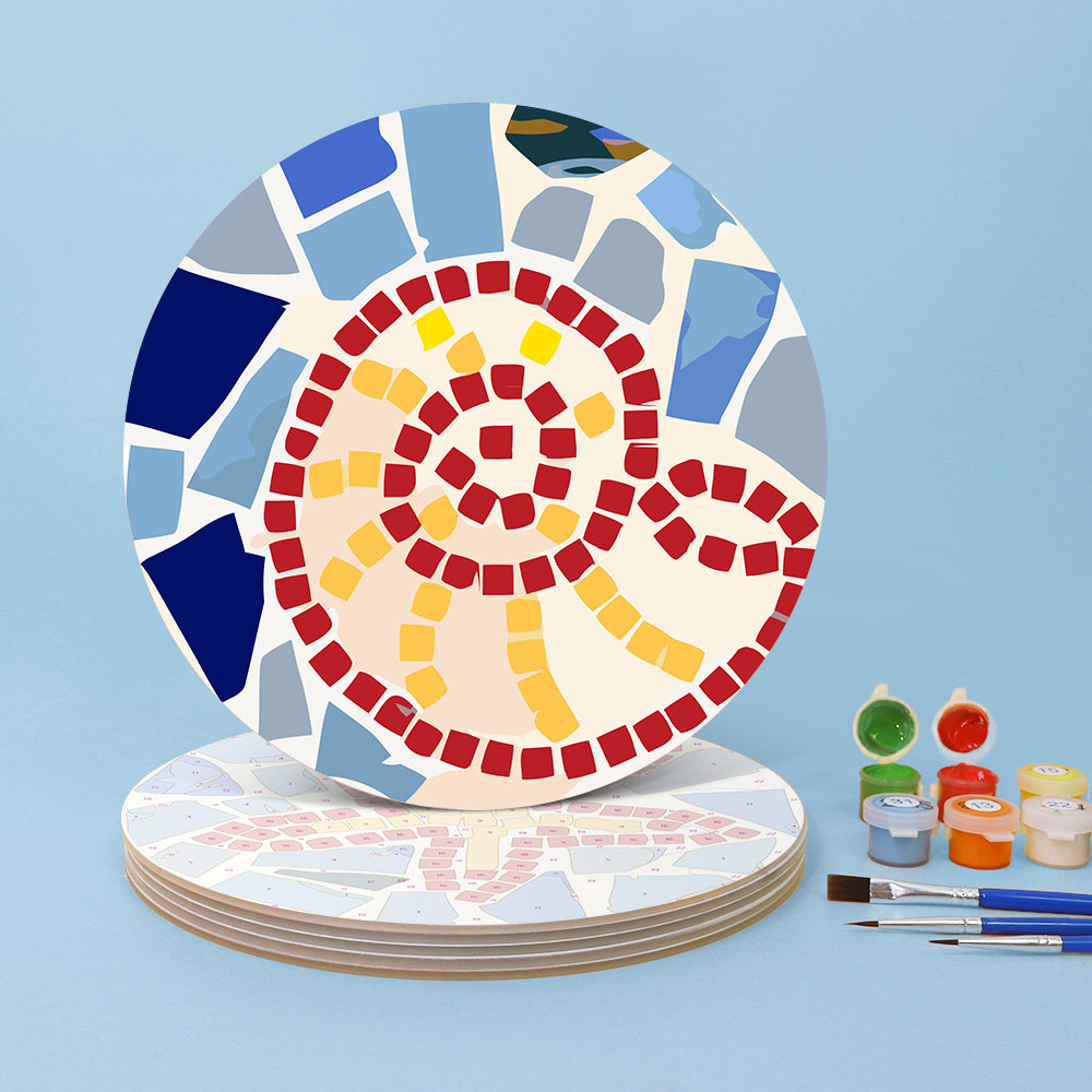 6 Piece Christmas Placemat Set 20cm - Set 8