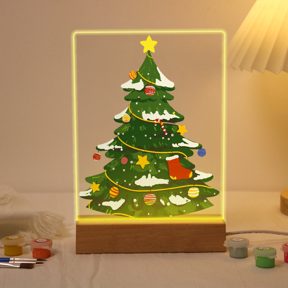 LED Christmas Tree Paint by Numbers