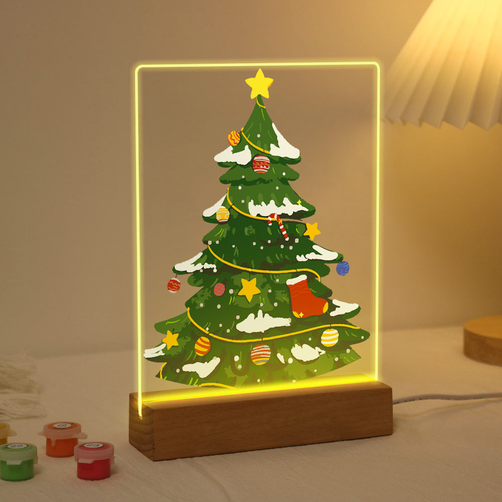 LED Christmas Tree Paint by Numbers
