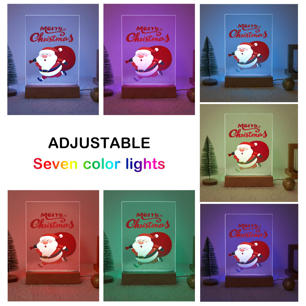 LED Santa with Gifts Paint by Numbers