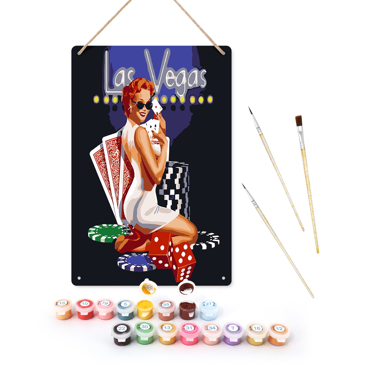 Las Vegas Glamour – Vintage Paint by Numbers