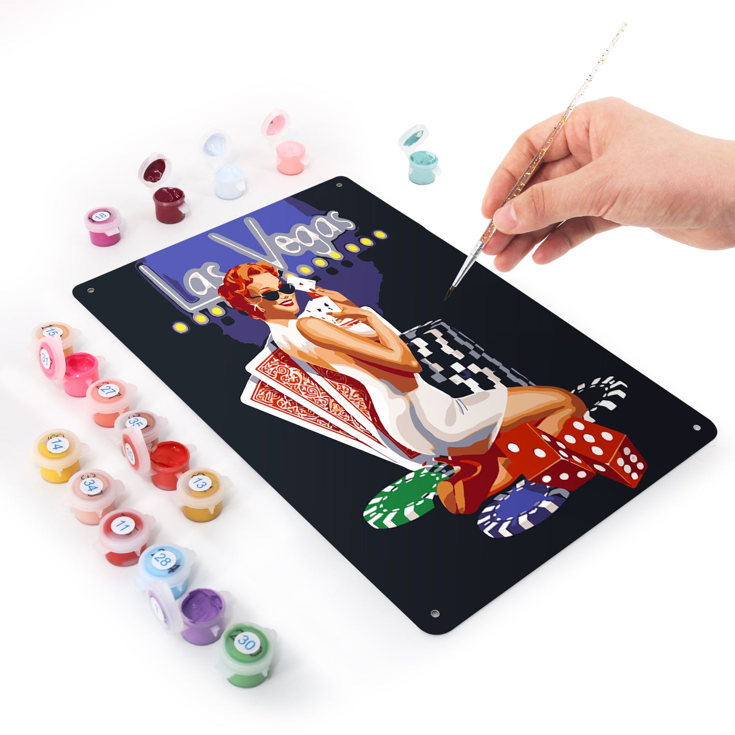 Las Vegas Glamour – Vintage Paint by Numbers