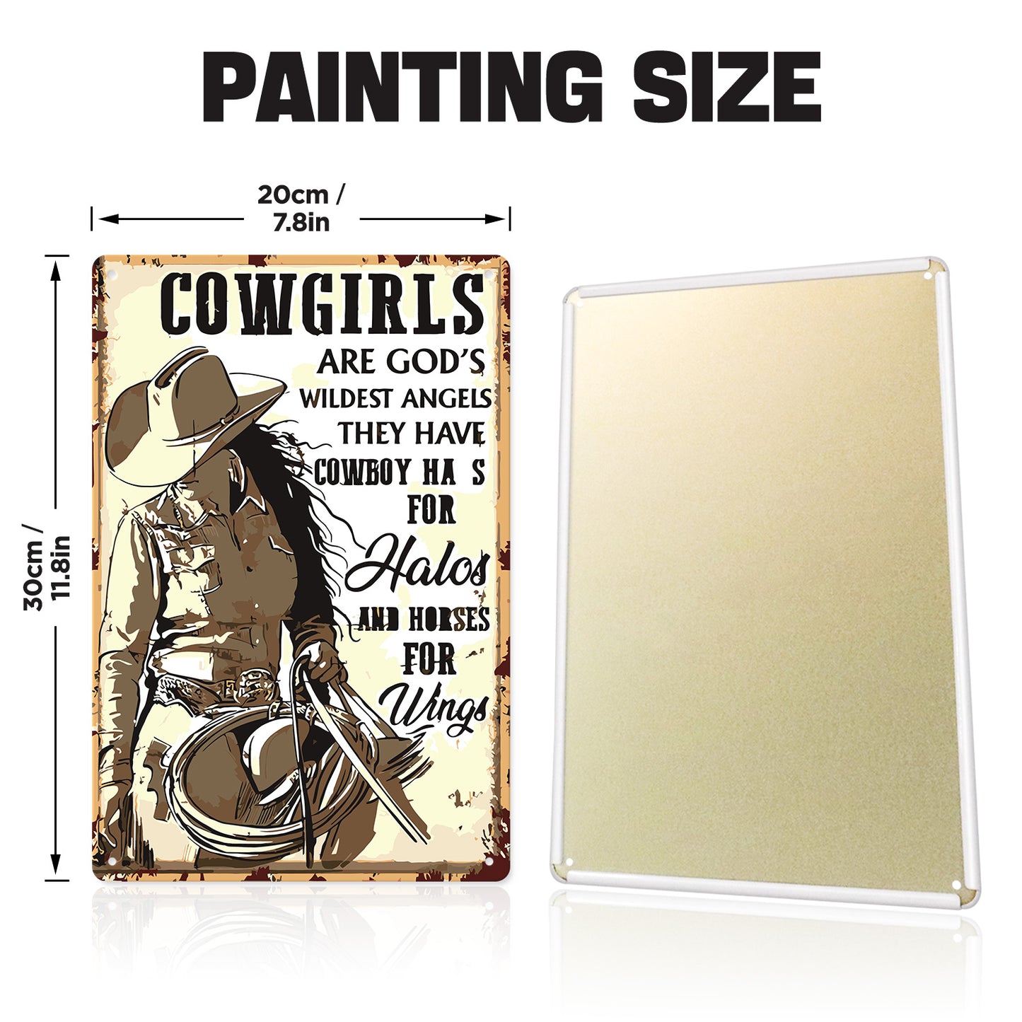 Cowgirls – God’s Wildest Angels – Vintage Paint by Numbers