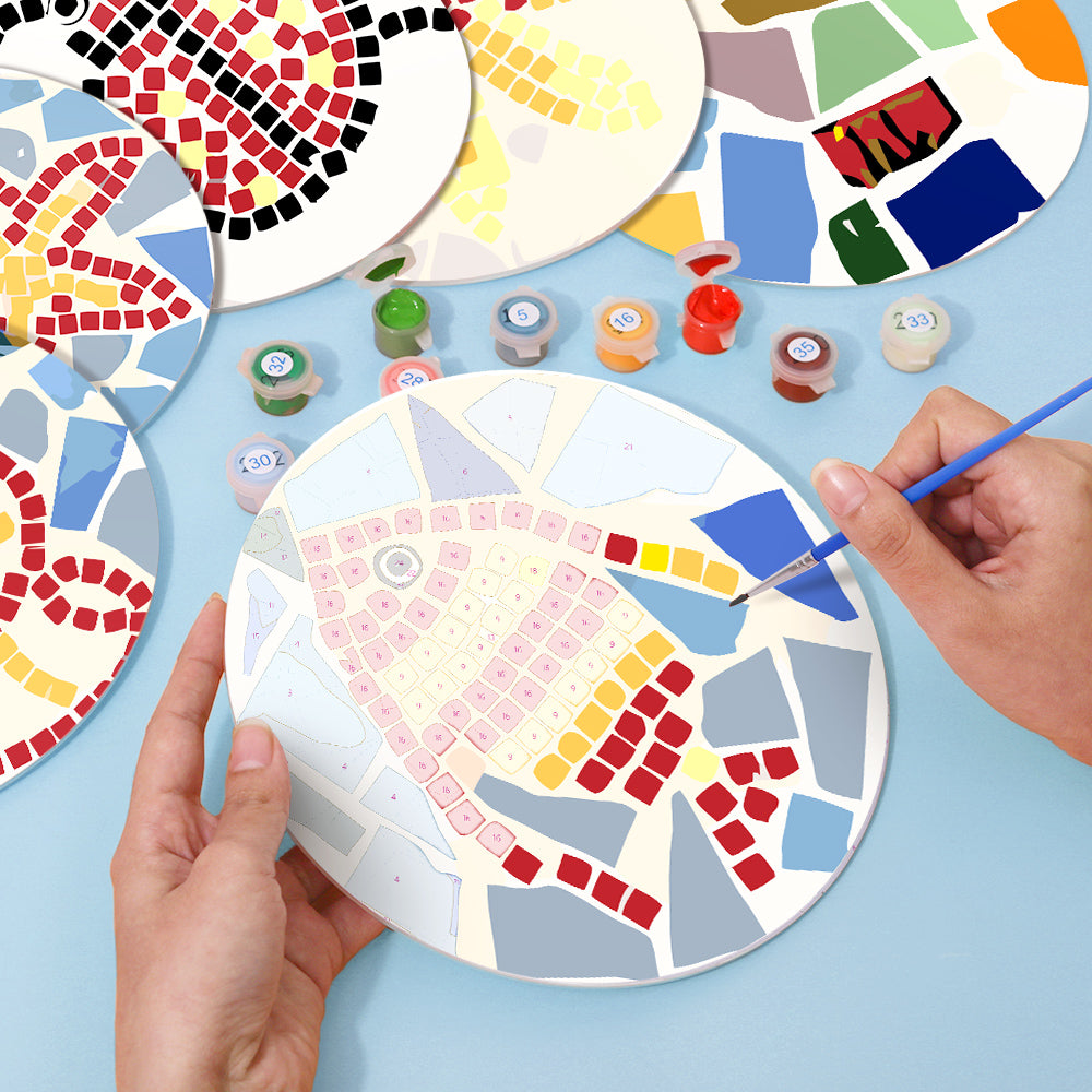 6 Piece Christmas Placemat Set 20cm - Set 8
