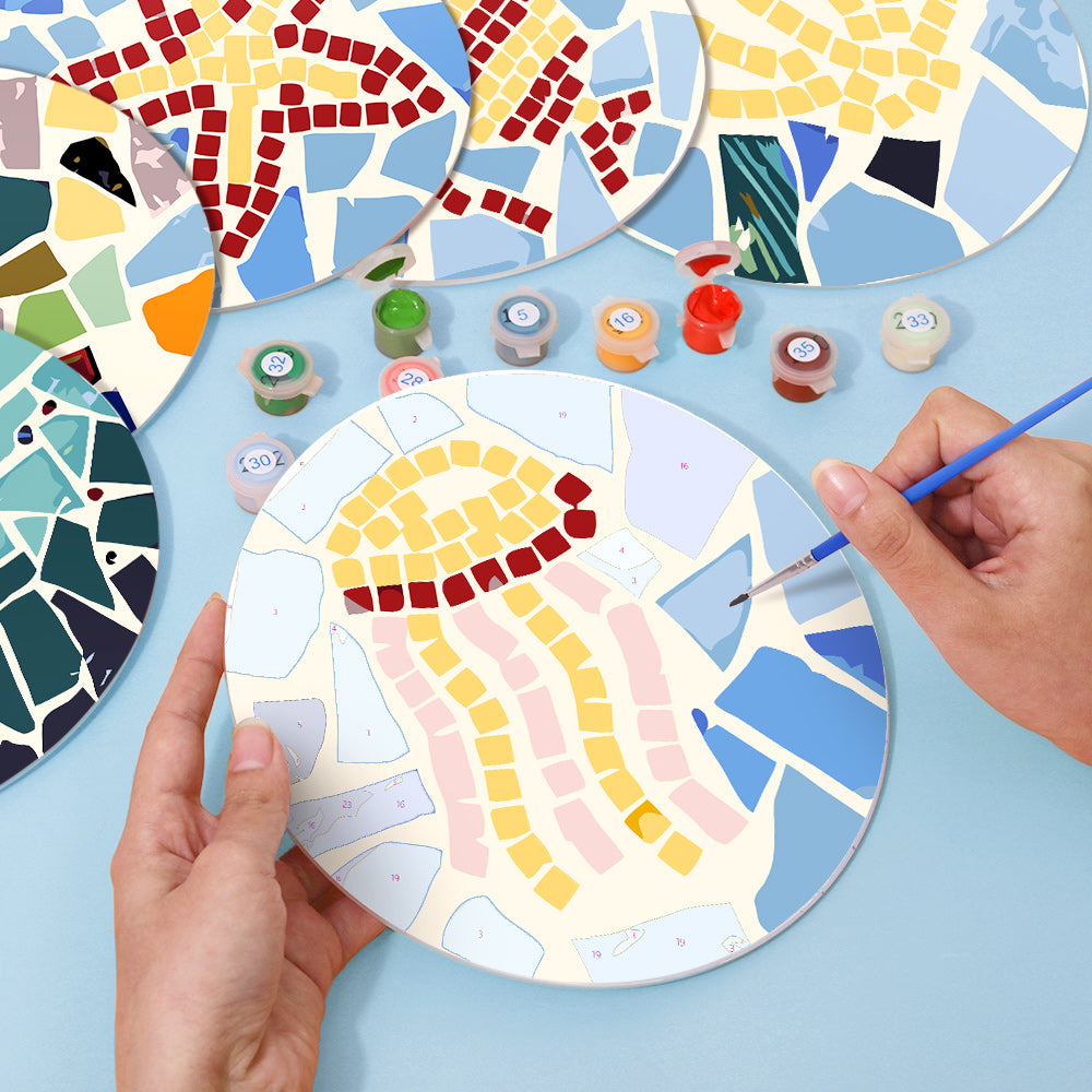 6 Piece Christmas Placemat Set 20cm - Set 10