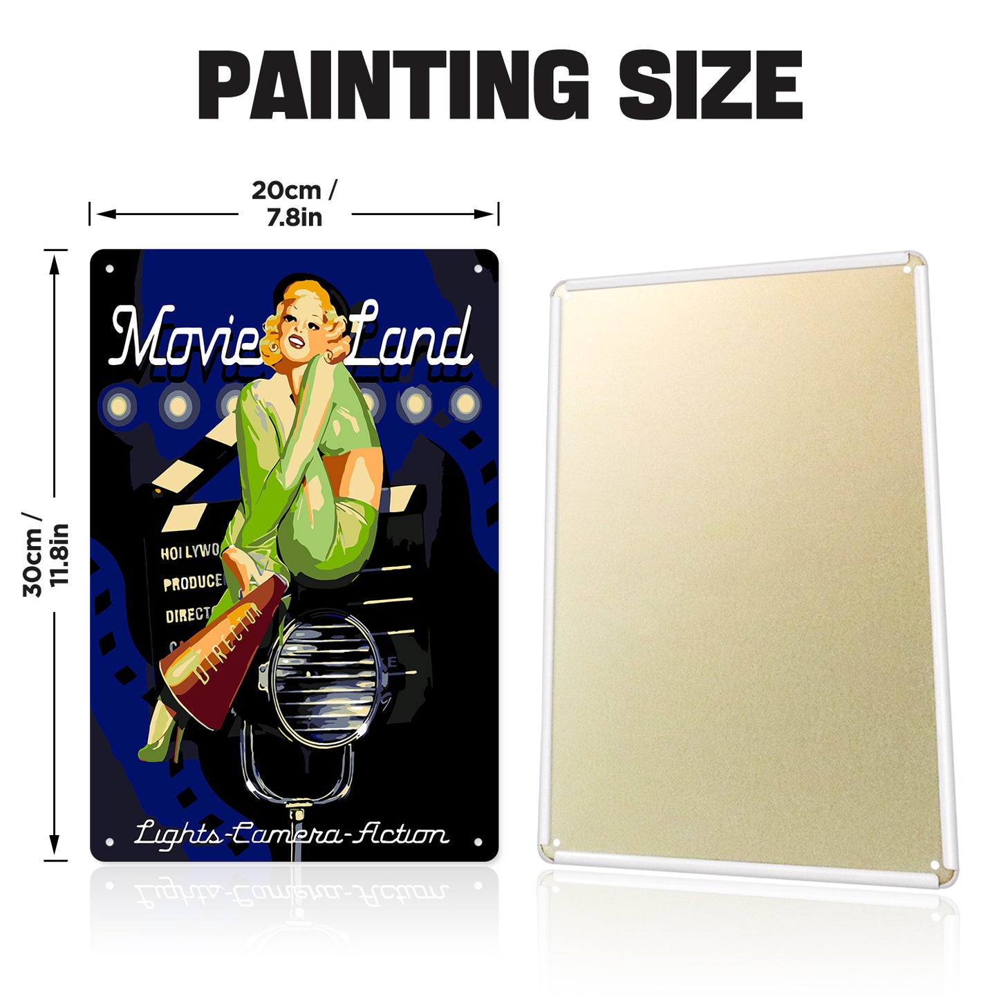 Movie Land – Vintage Paint by Numbers