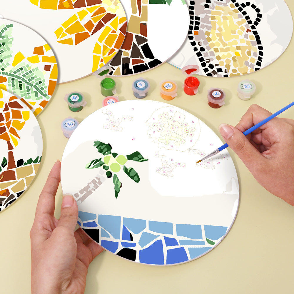 6 Piece Christmas Placemat Set 20cm - Set 12