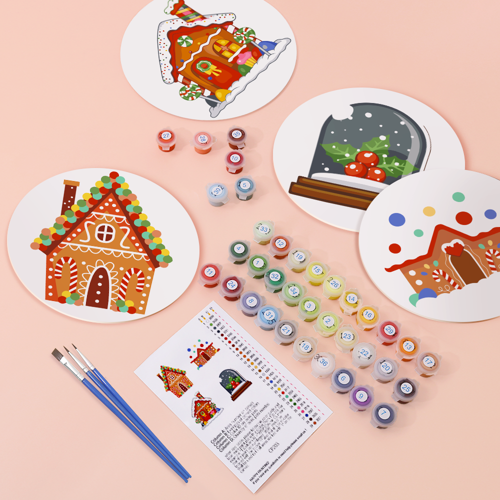 6 Piece Christmas Placemat Set 20cm - Set 27