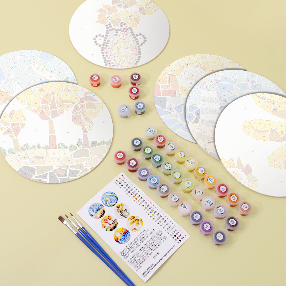 6 Piece Christmas Placemat Set 20cm - Set 11