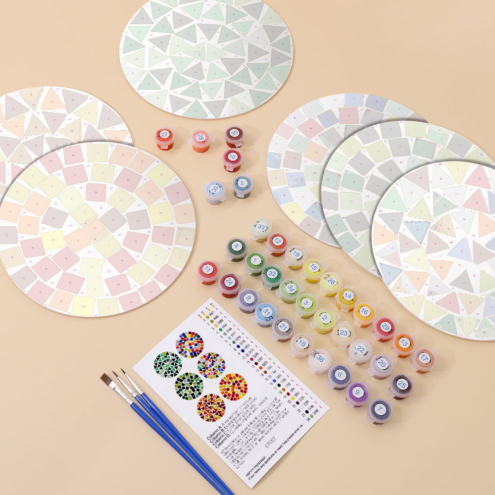 6 Piece Christmas Placemat Set 20cm - Set 9