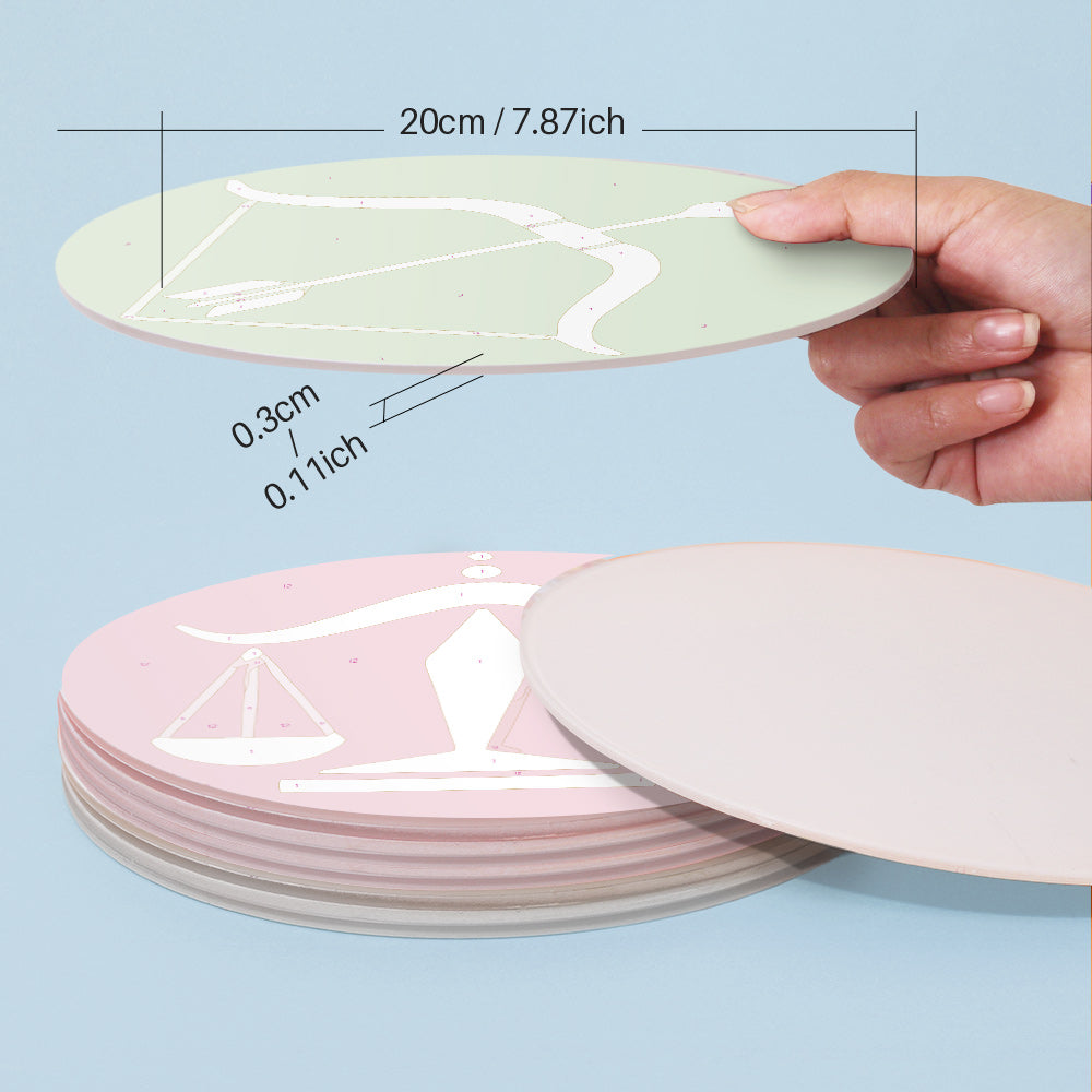 6 Piece Christmas Placemat Set 20cm - Set 20