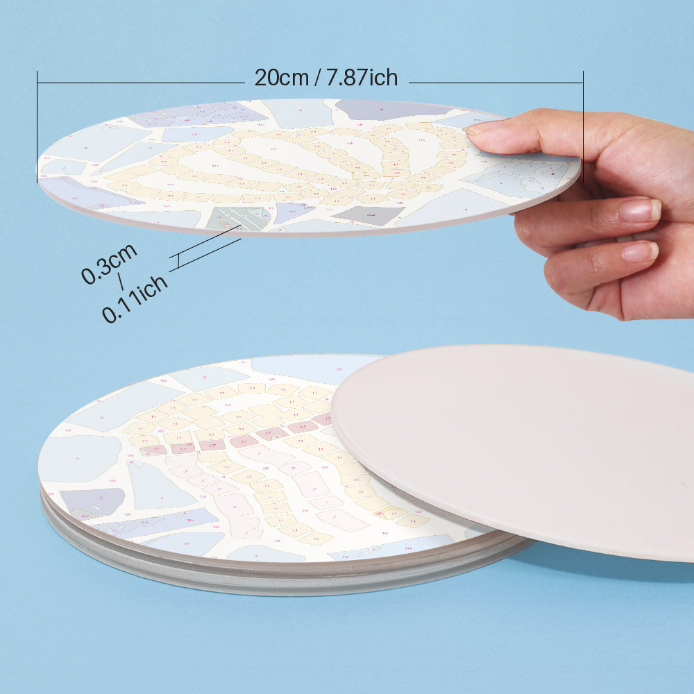 6 Piece Christmas Placemat Set 20cm - Set 10