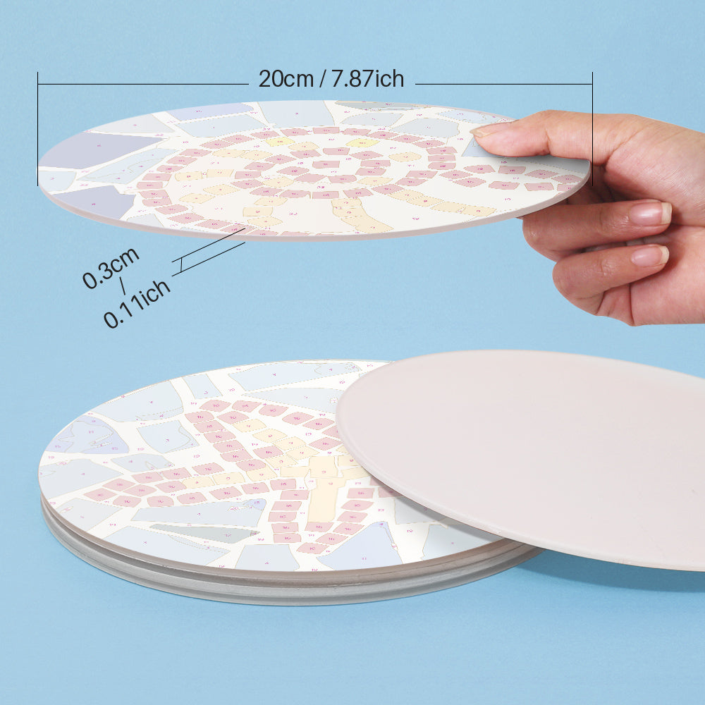 6 Piece Christmas Placemat Set 20cm - Set 8