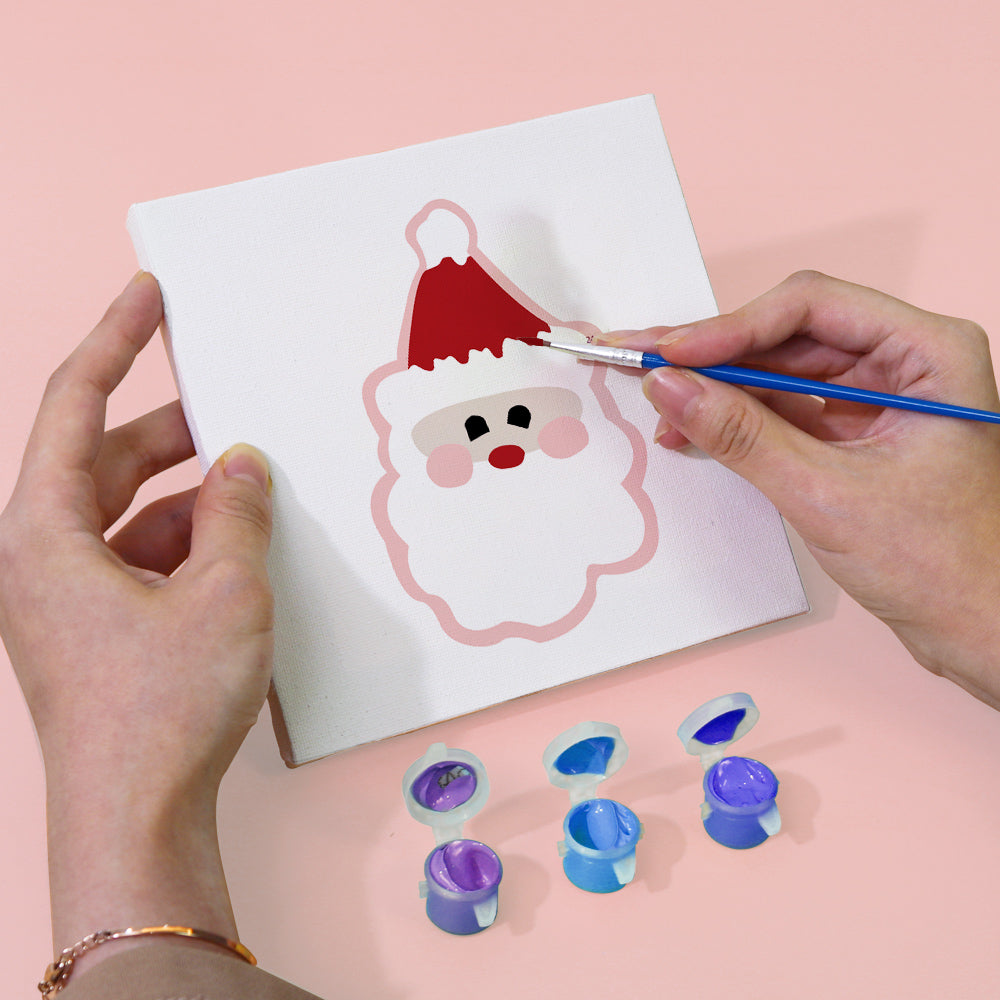 Holiday Treasures 4 Pack Mini Paint by Numbers Kit
