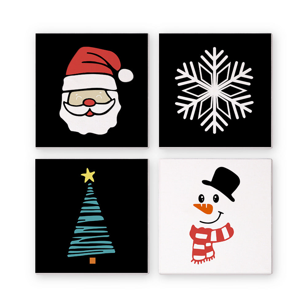 Festive Cheer 4 Pack Mini Paint by Numbers Kit