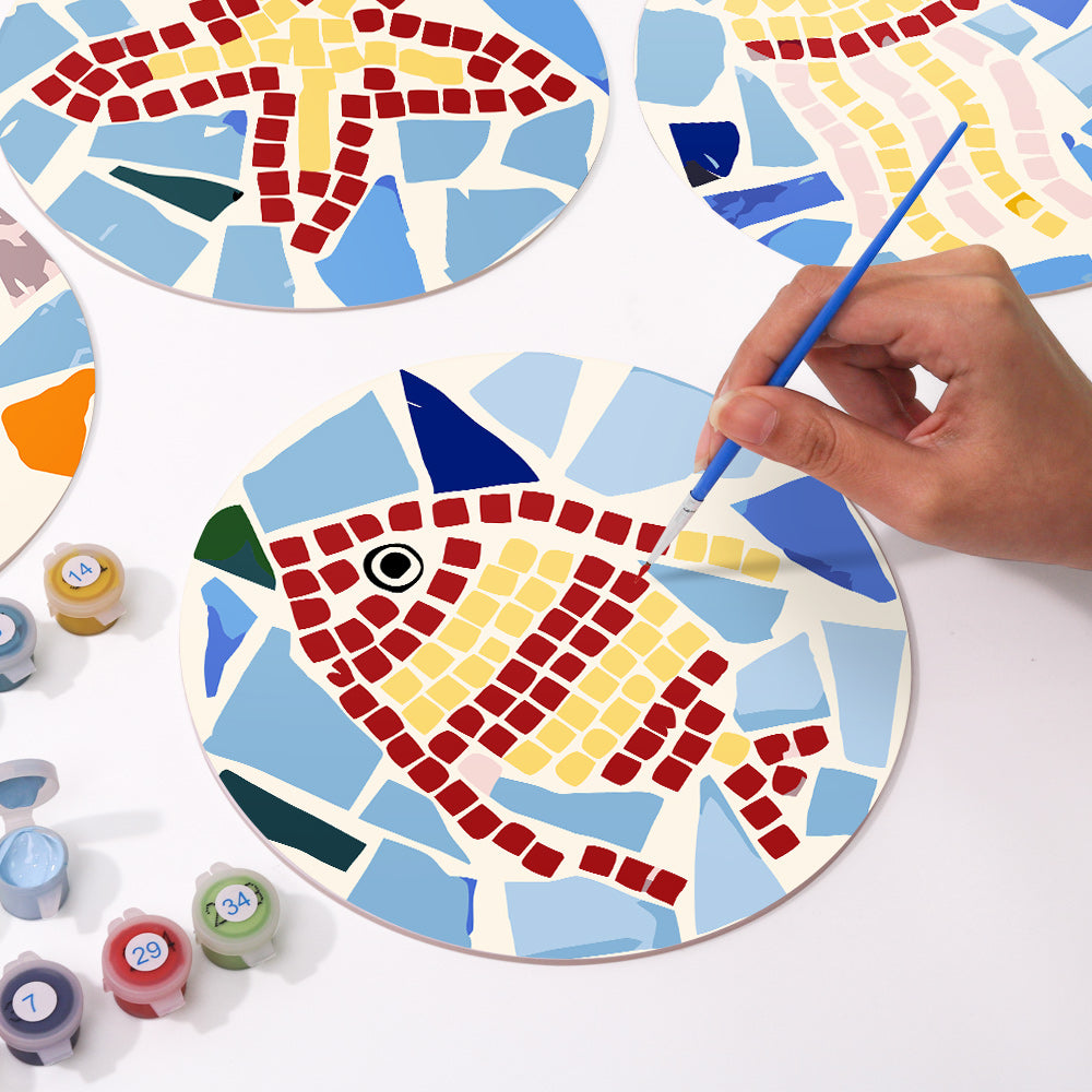 6 Piece Christmas Placemat Set 20cm - Set 10
