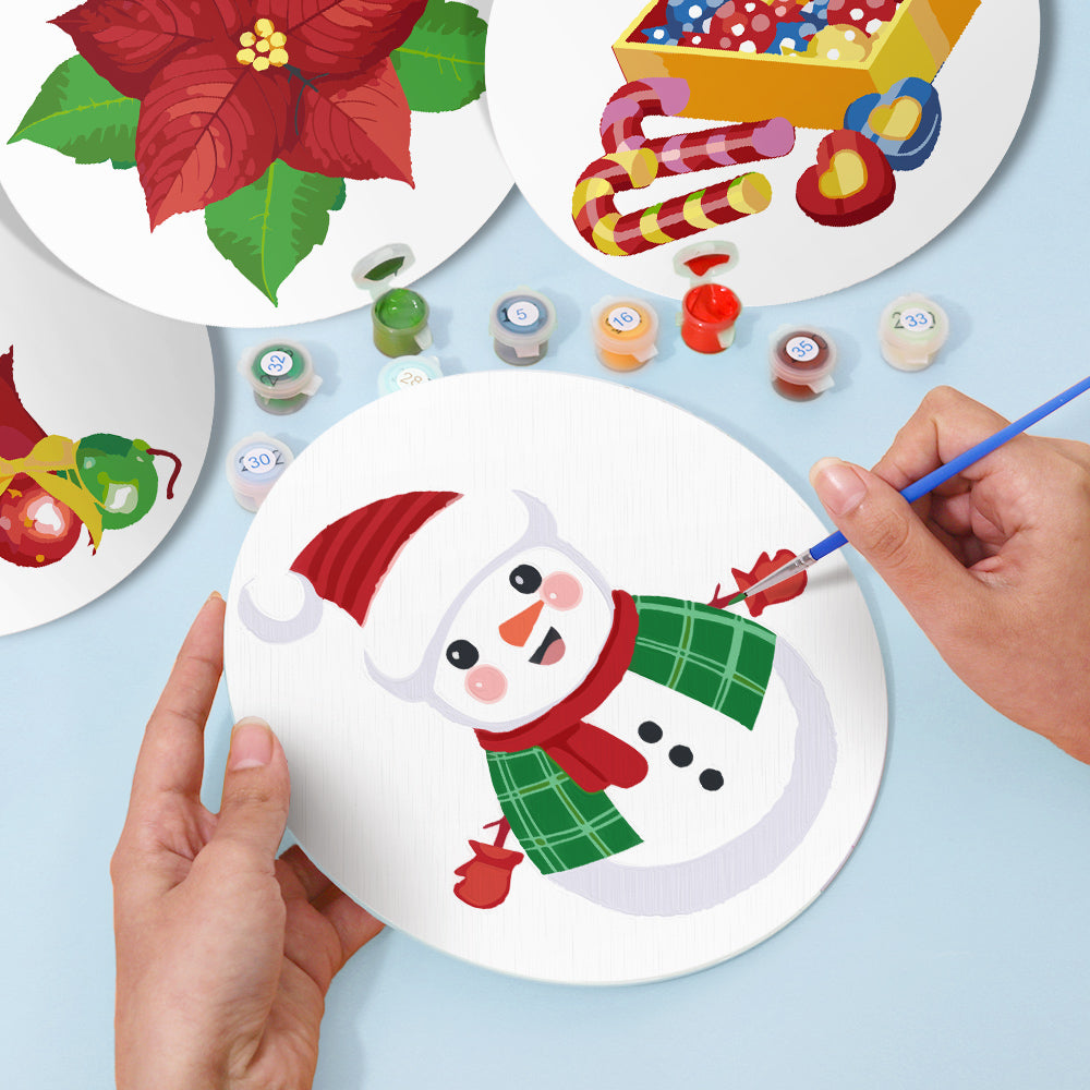 6 Piece Christmas Placemat Set 20cm - Set 28