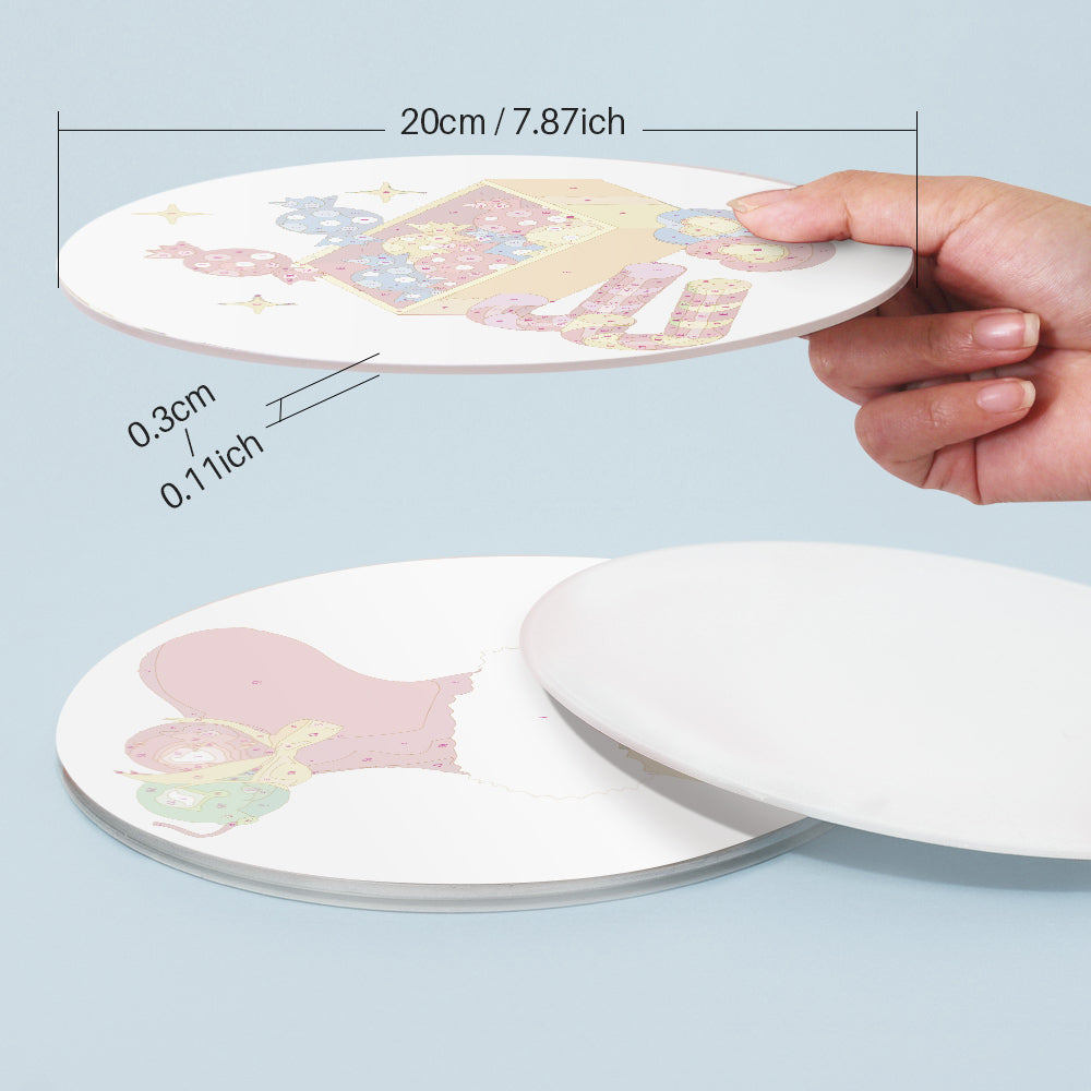 6 Piece Christmas Placemat Set 20cm - Set 28
