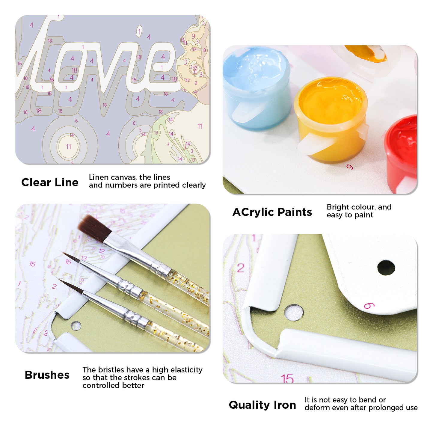 Movie Land – Vintage Paint by Numbers