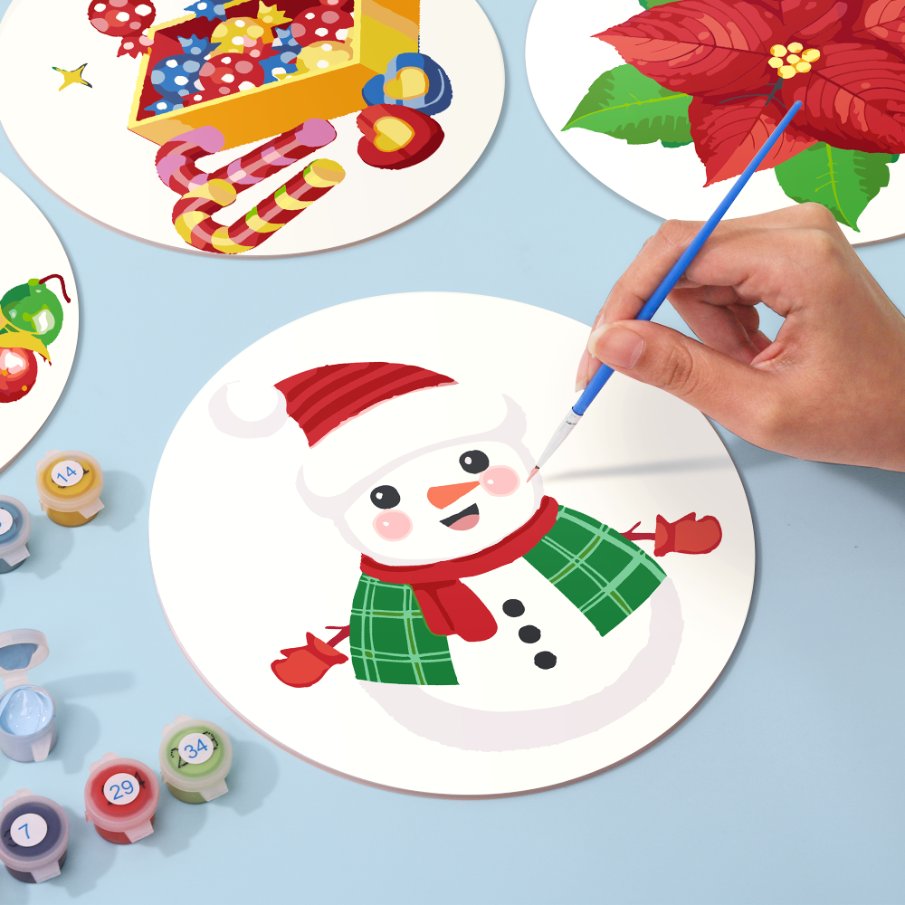 6 Piece Christmas Placemat Set 20cm - Set 28