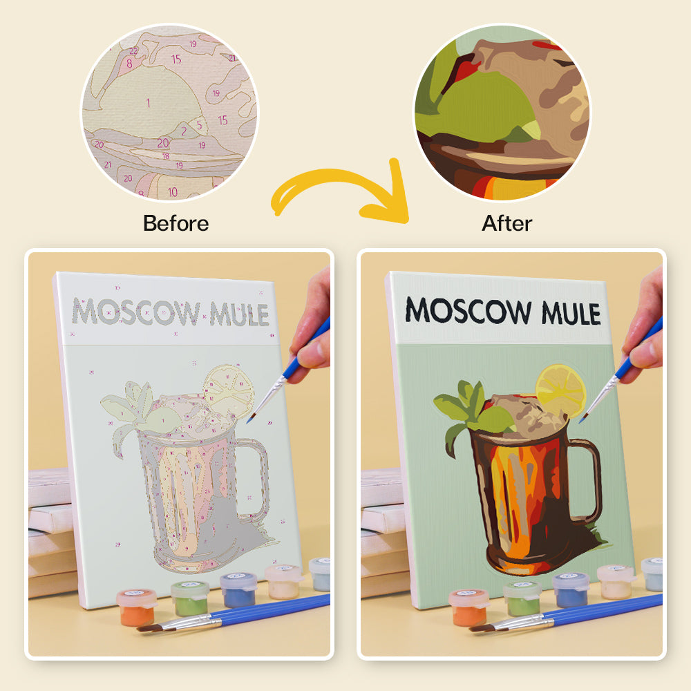Liquid Icons 6 Pack Mini Paint by Numbers Kit