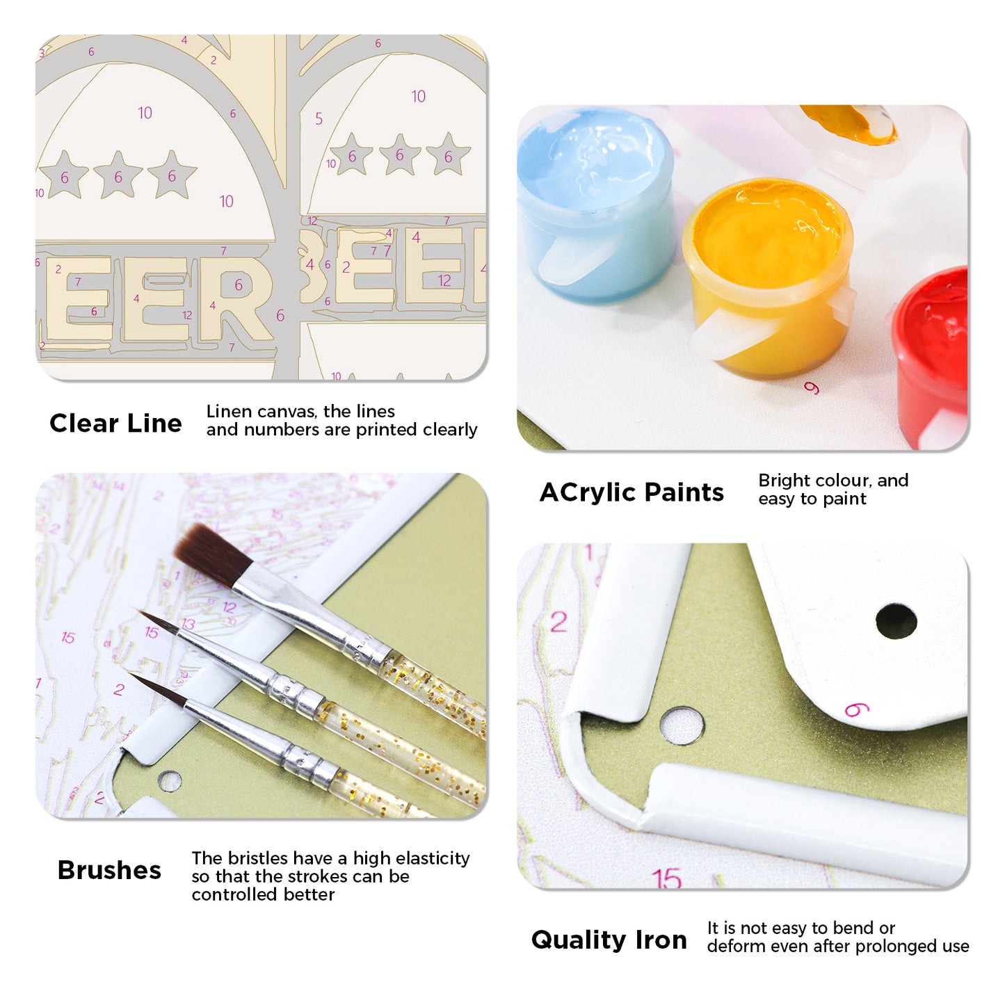 Triple Brew Burst – Vintage Paint by Numbers