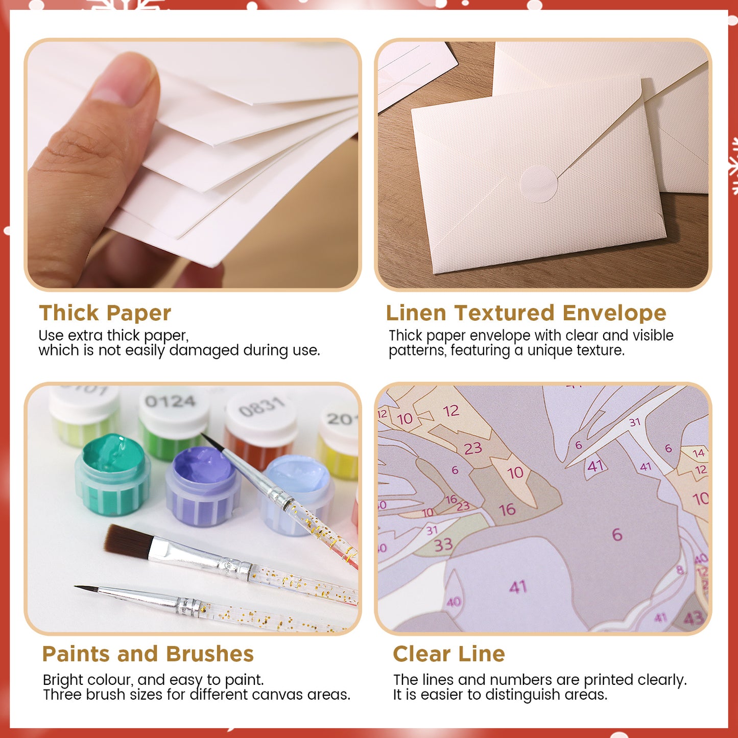 Christmas Magic Postcard Paint Kit