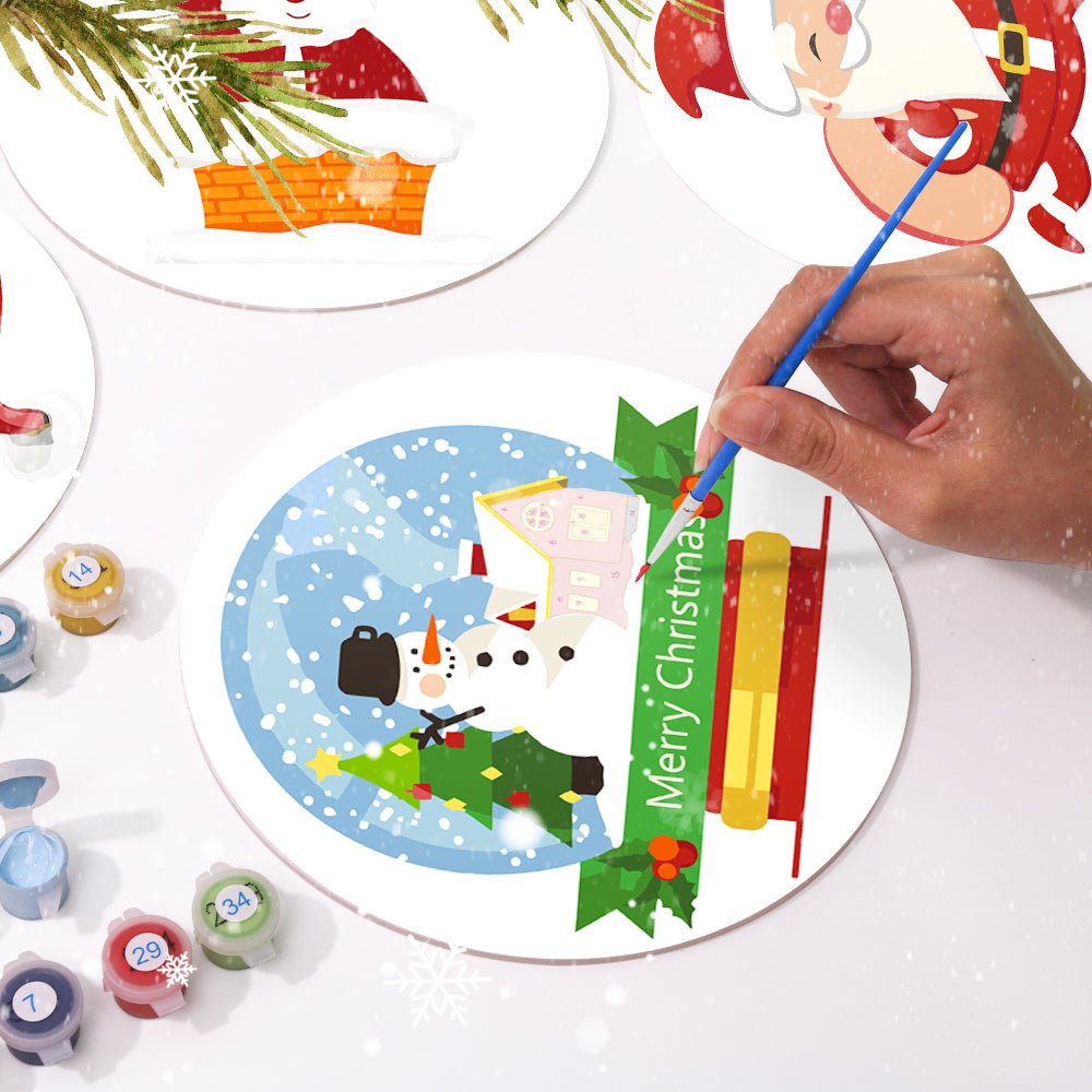 6 Piece Christmas Placemat Set 20cm - Set 26