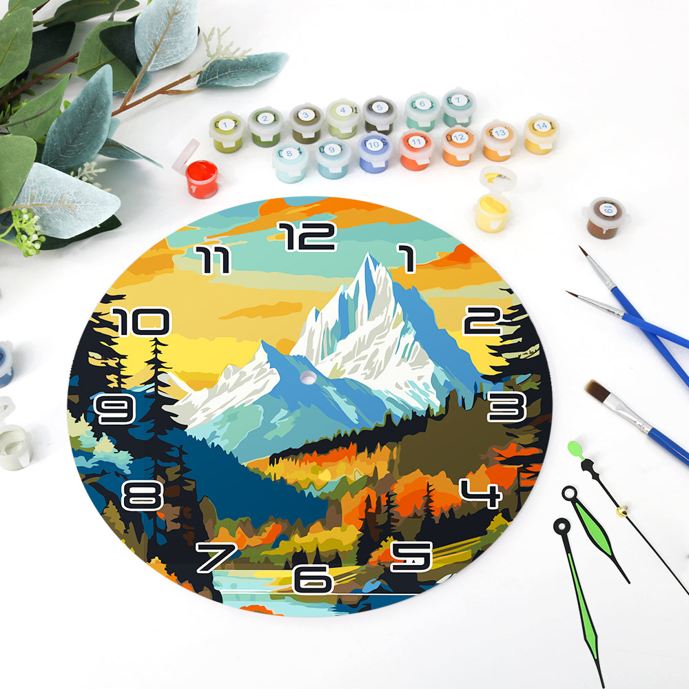 Paint the Moment – Mountain Majesty Clock Kit