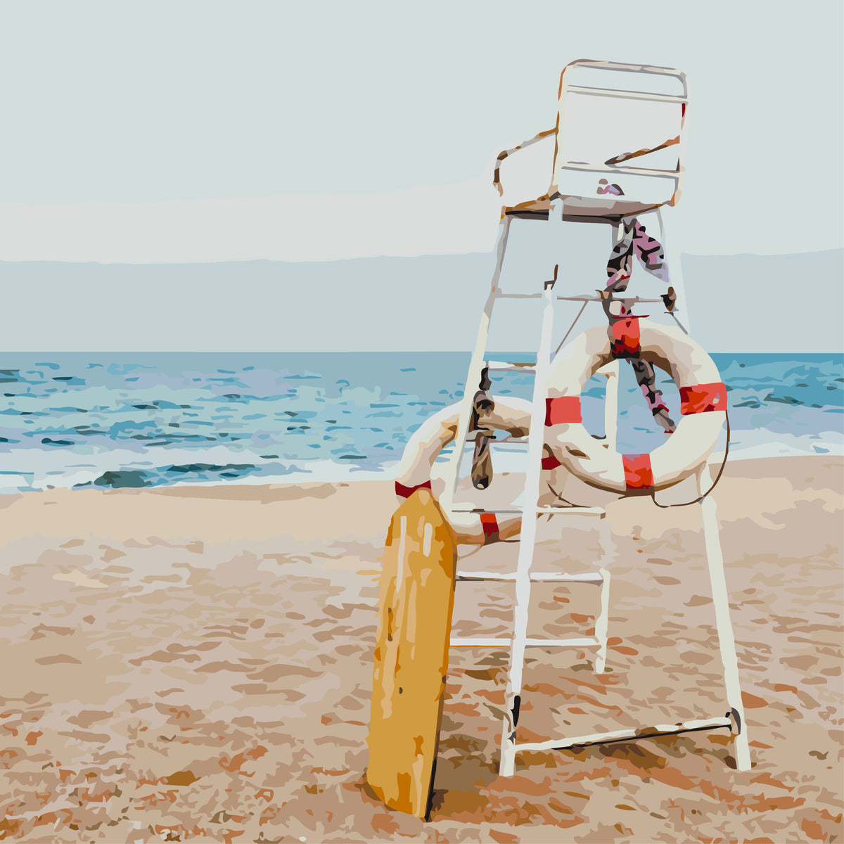 Antike Stadt im Mondschein