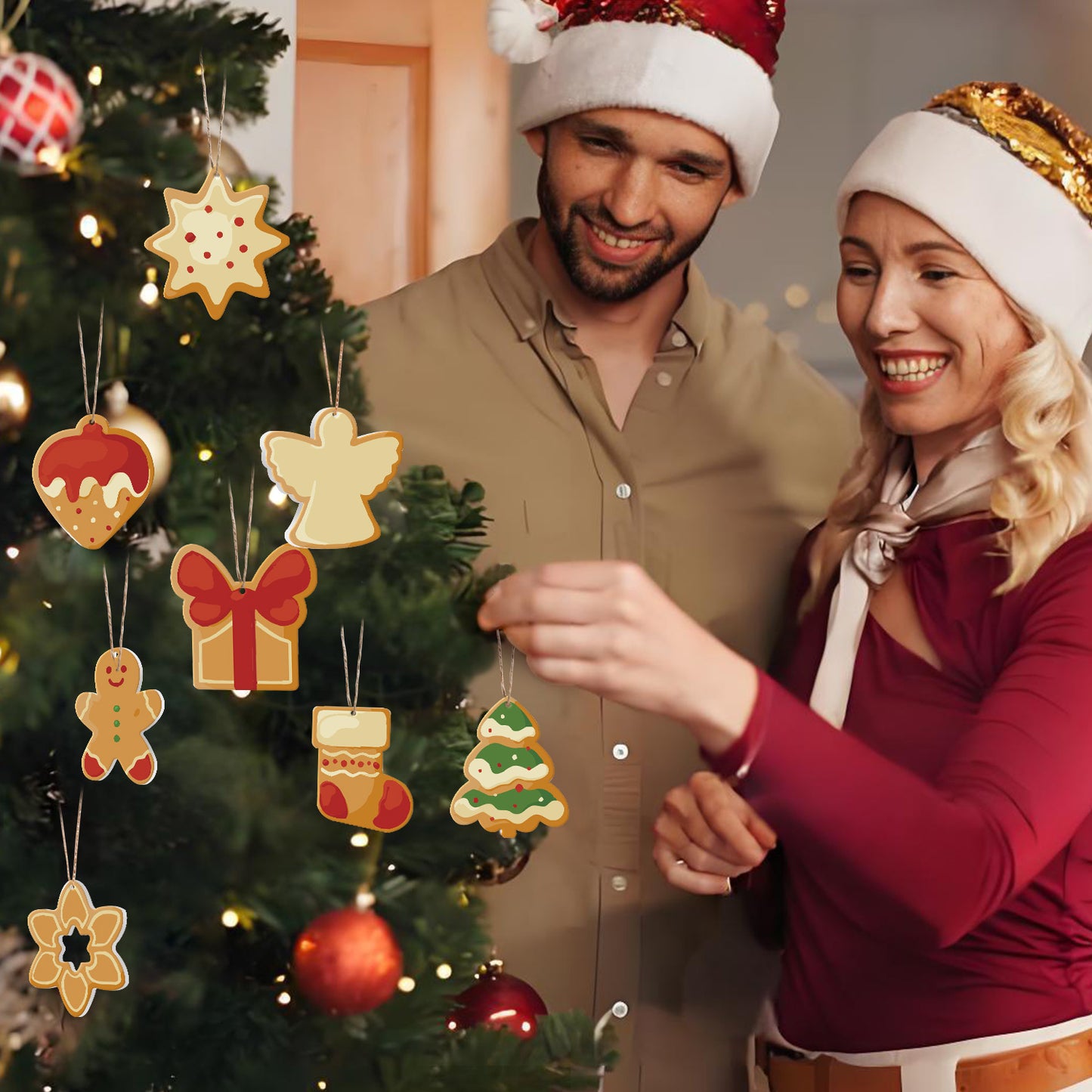 Classic Christmas Treats Paintable Ornaments