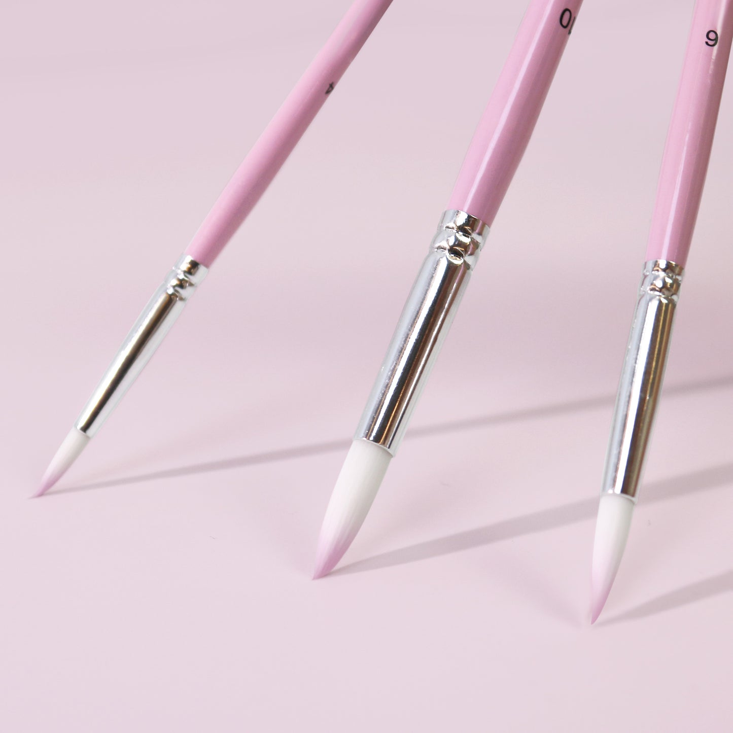 6-Piece Set of Pink Brushes