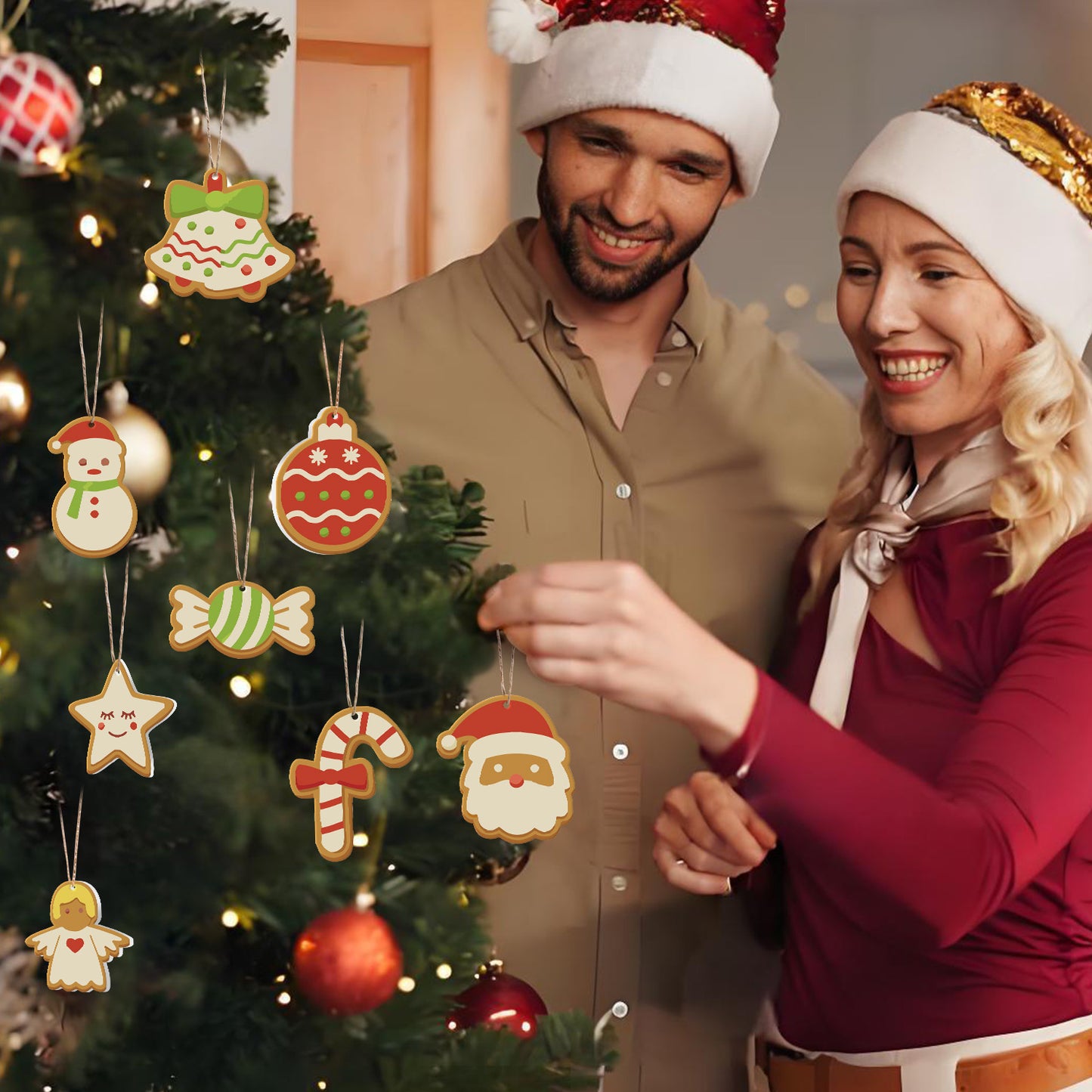 Sweet Holiday Classics Paintable Ornaments