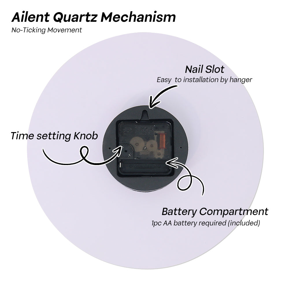 Paint the Moment – Curious Cat Clock Kit