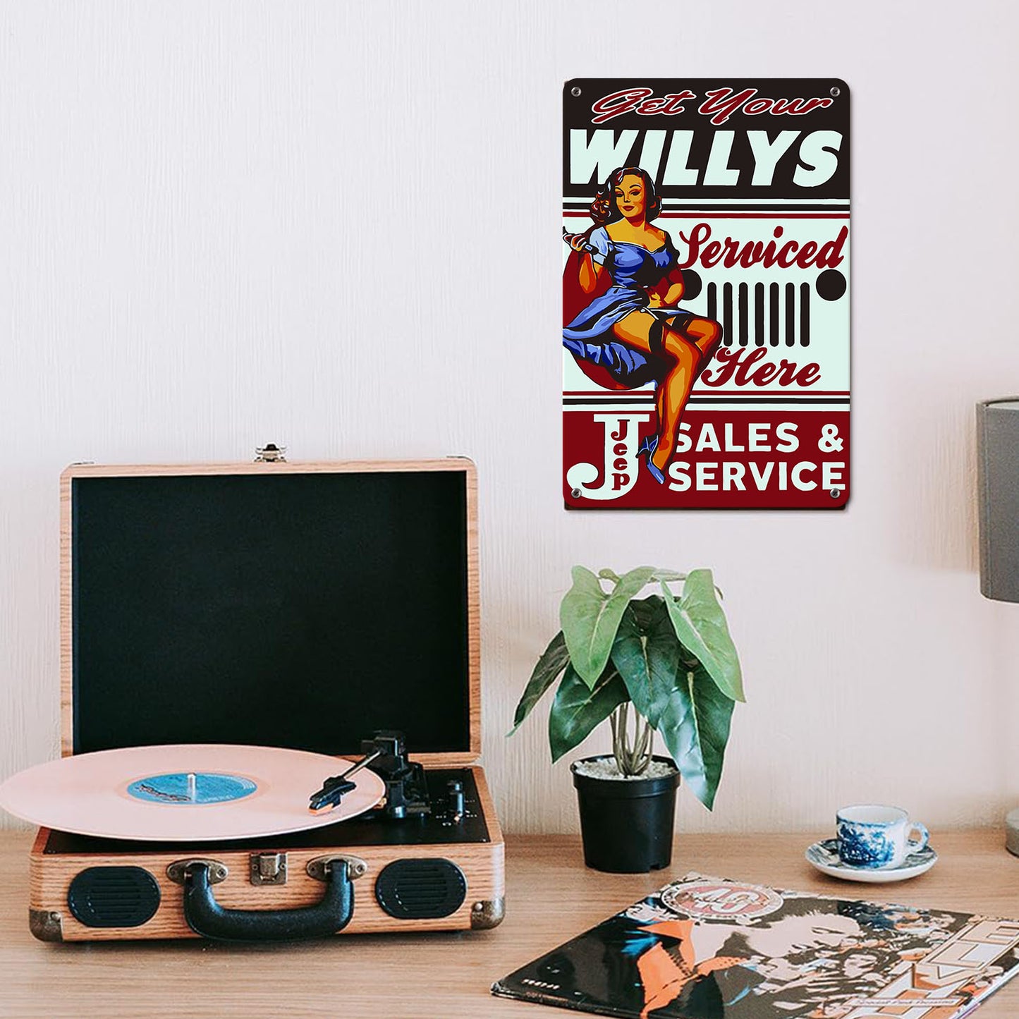 Get Your Willys Serviced Here – Vintage Paint by Numbers