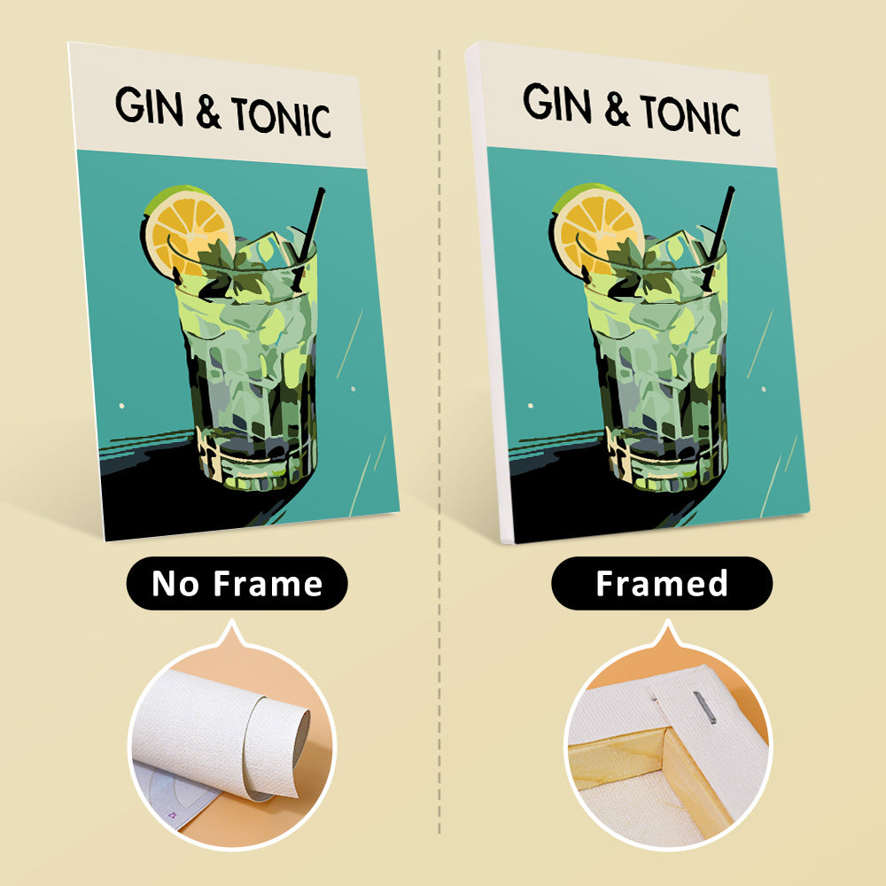 Cocktail Cuties 6 Pack Mini Paint by Numbers Kit