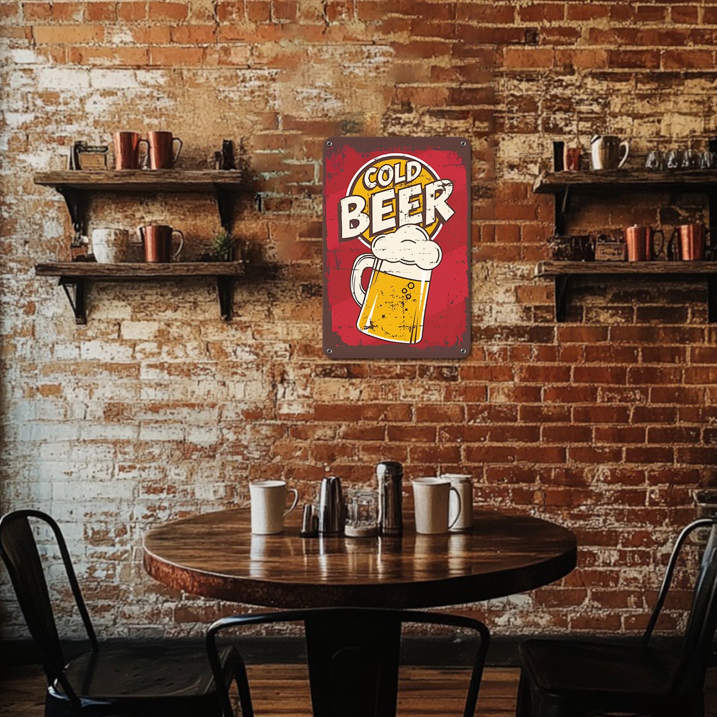 Cold Beer Mug – Vintage Paint by Numbers