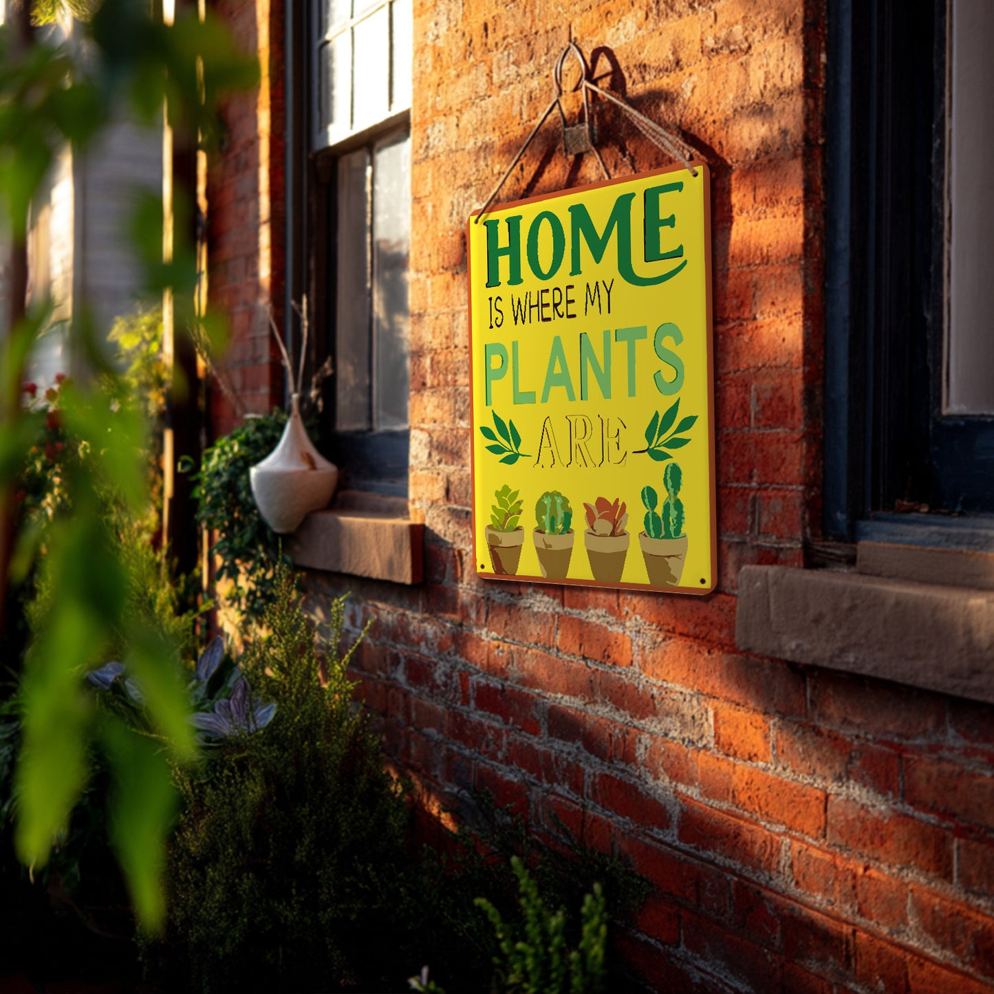 Home is Where My Plants Are – Vintage Paint by Numbers