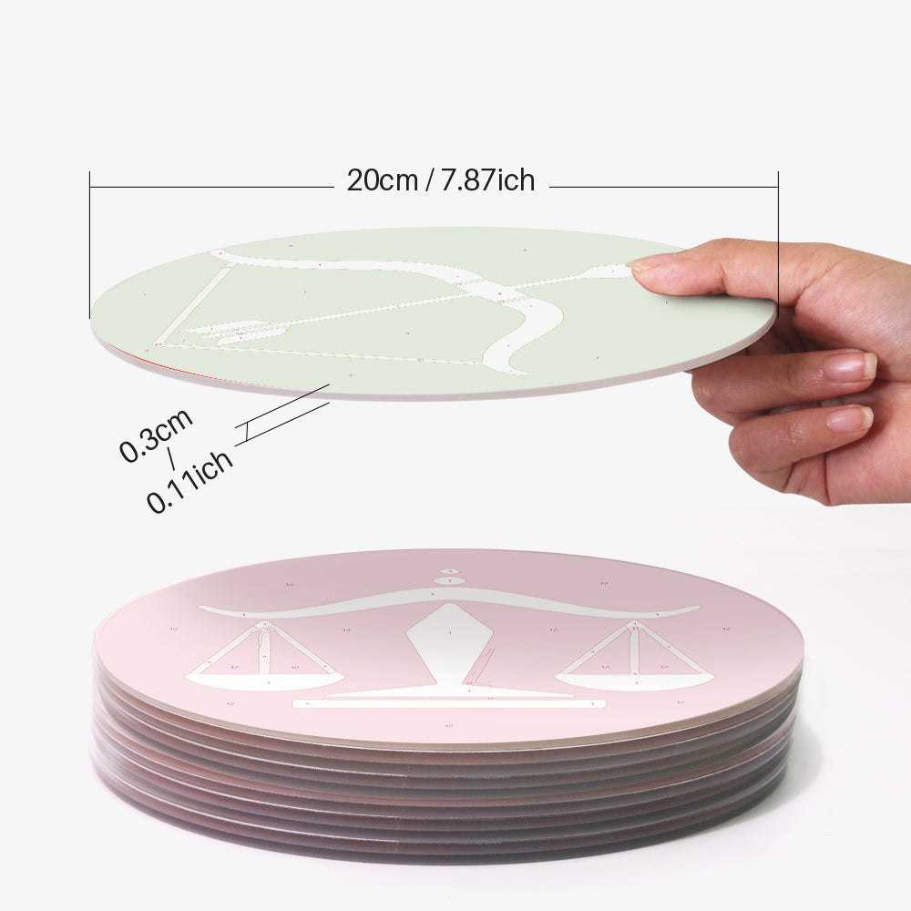 6 Piece Christmas Placemat Set 20cm - Set 20