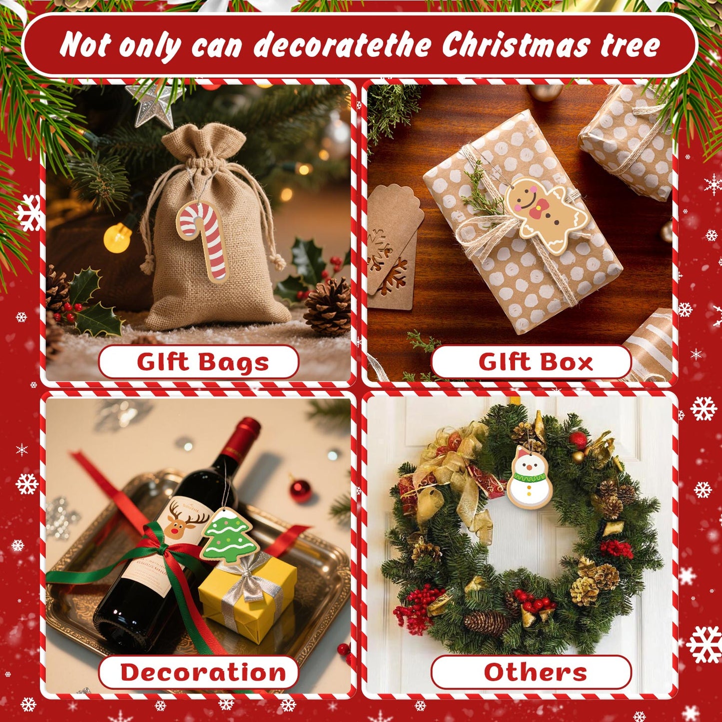 XMAS Cookie Style Paintable Ornaments