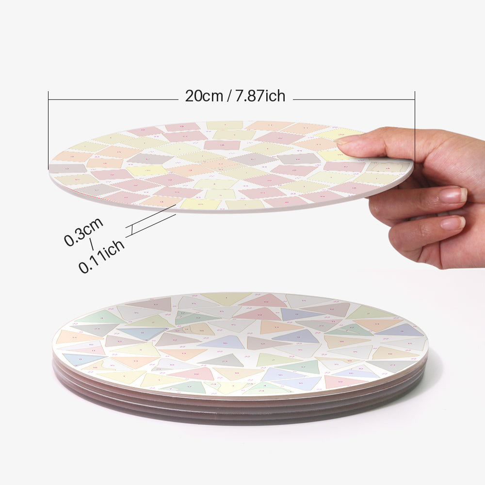 6 Piece Christmas Placemat Set 20cm - Set 9