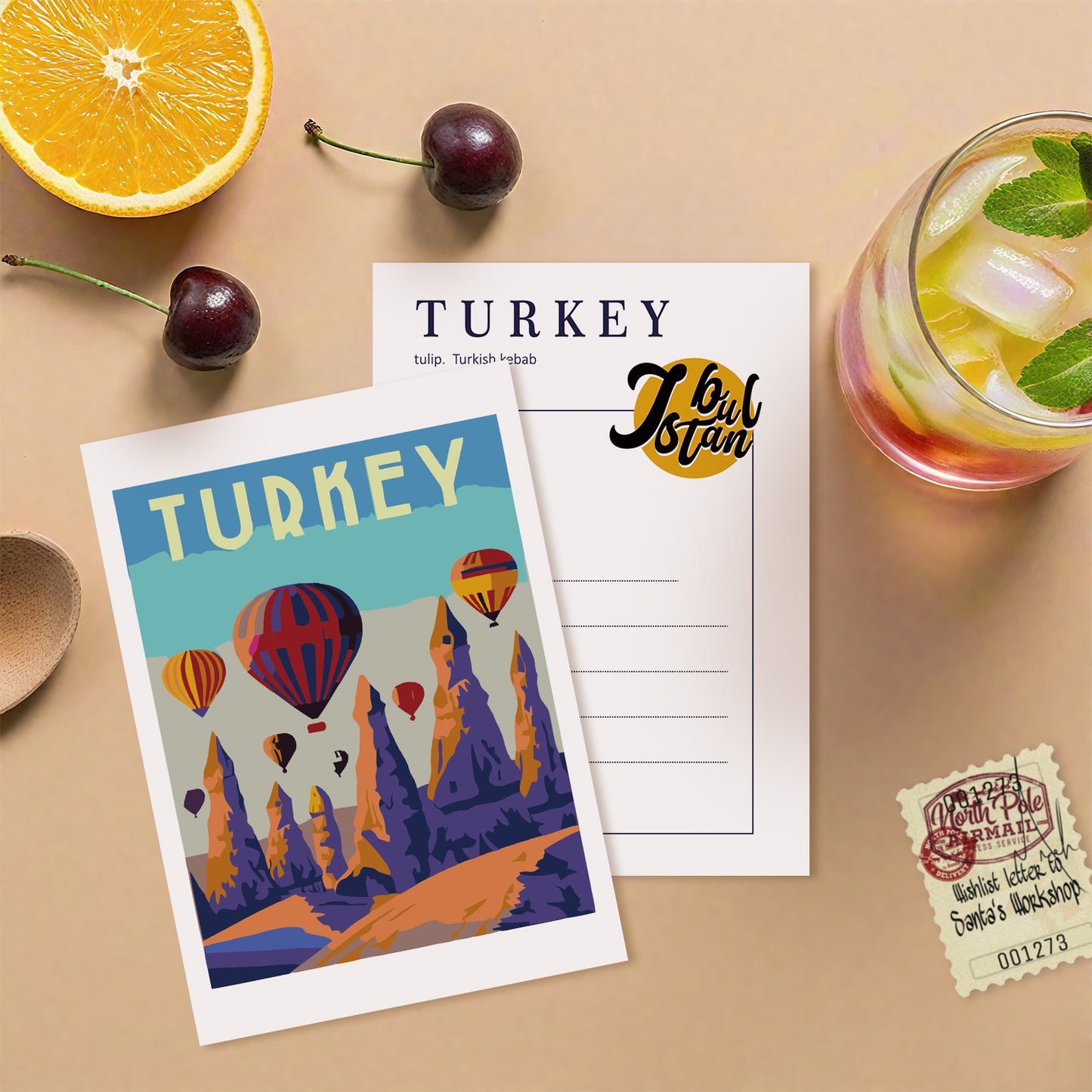 World Destinations Postcard Paint Kit