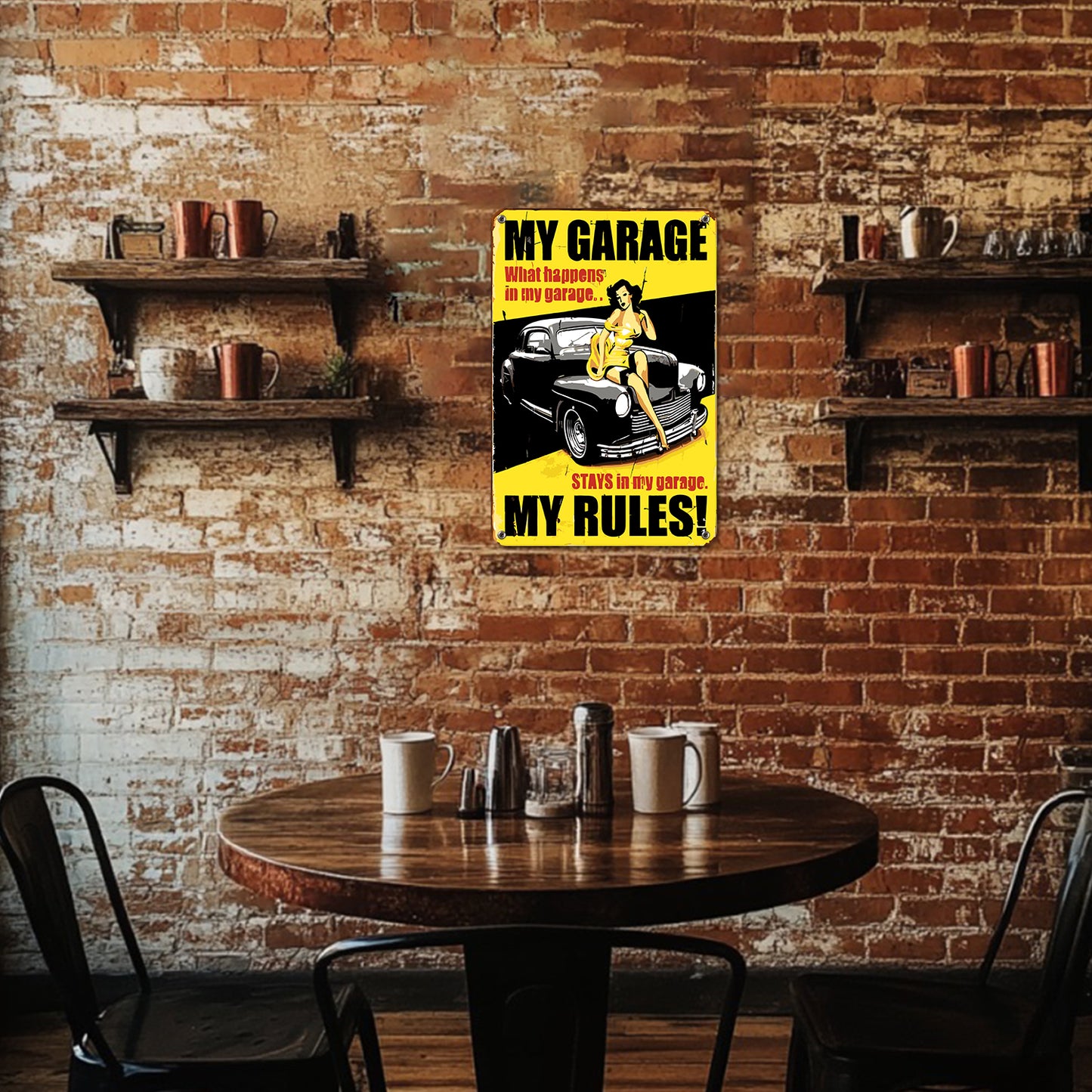 My Garage, My Rules – Vintage Paint by Numbers