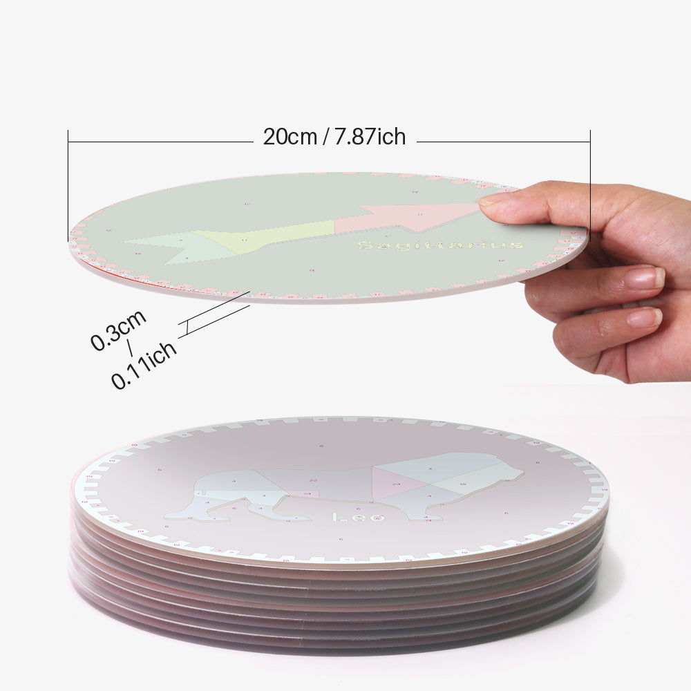 6 Piece Christmas Placemat Set 20cm - Set 22