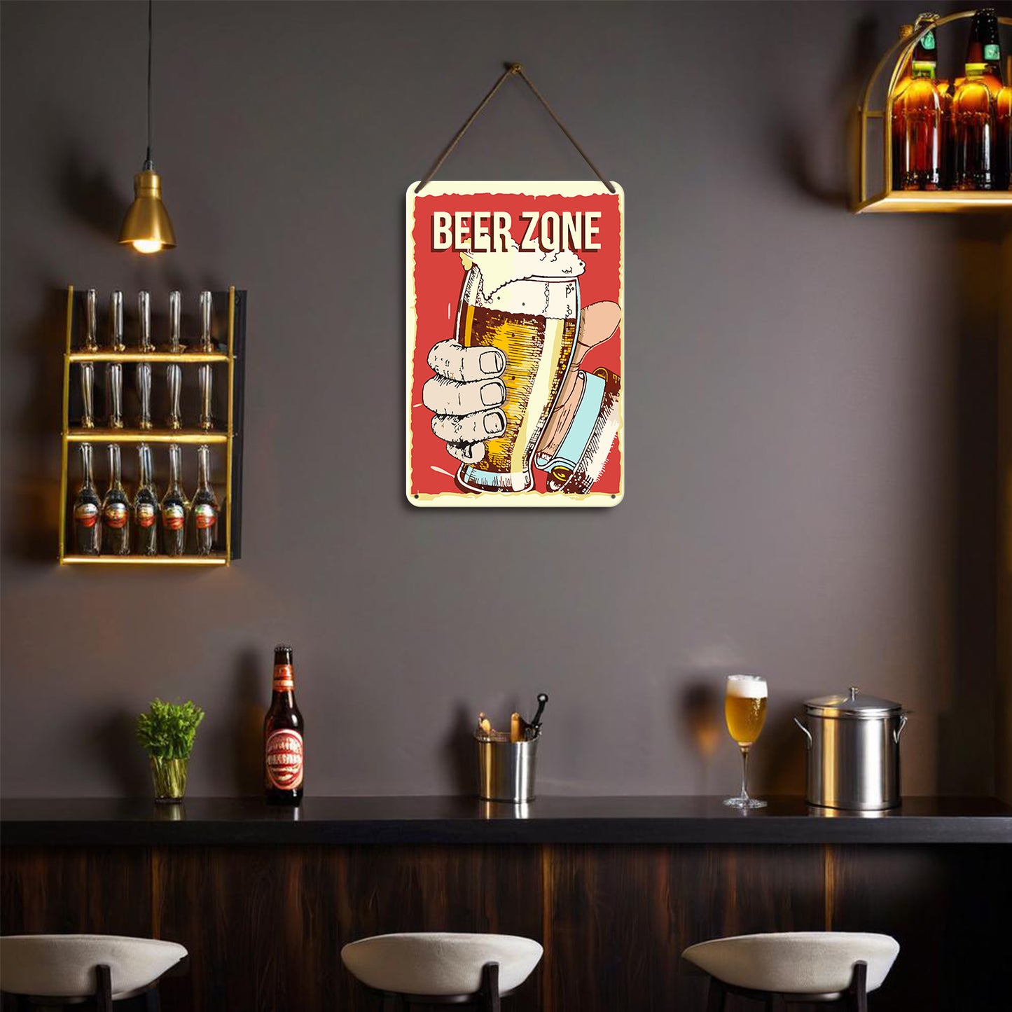 Beer Zone – Vintage Paint by Numbers