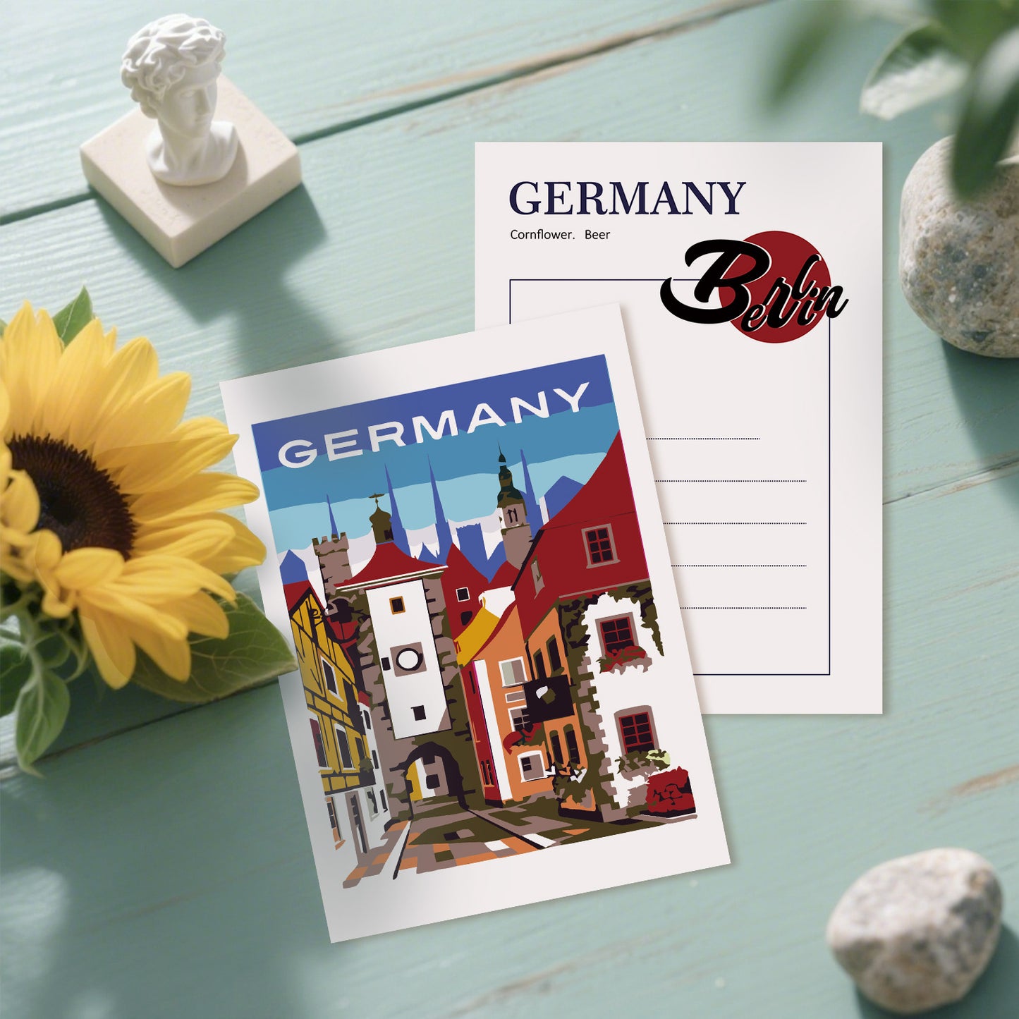 World Destinations Postcard Paint Kit