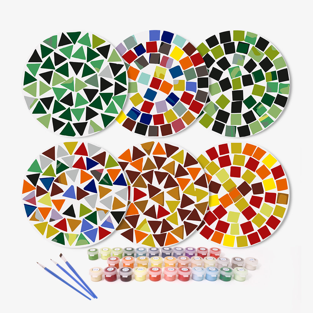 6 Piece Christmas Placemat Set 20cm - Set 9