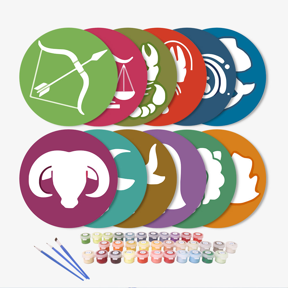 6 Piece Christmas Placemat Set 20cm - Set 20