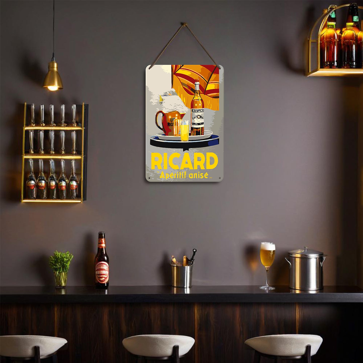Ricard Aperitif Anise – Vintage Paint by Numbers