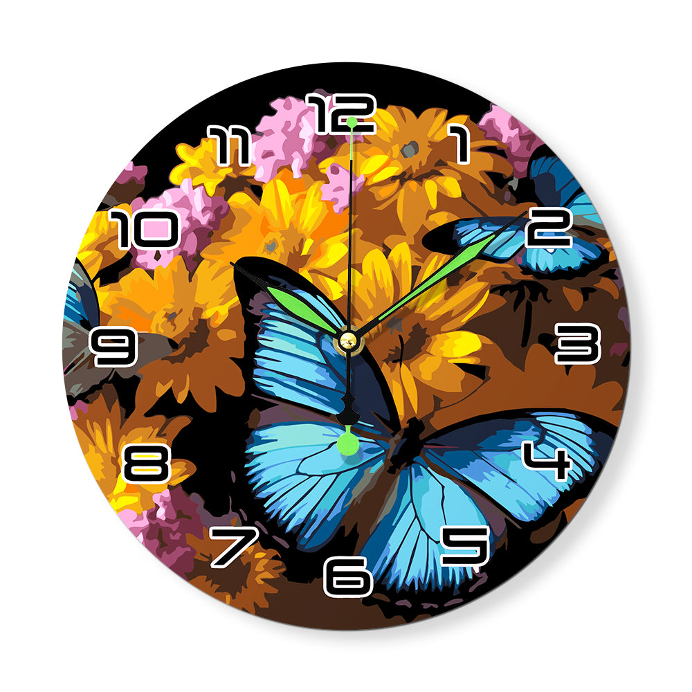 Paint the Moment – Butterfly Bloom Clock Kit